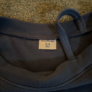 Abercrombie Kids Ribbed Blue Sweater